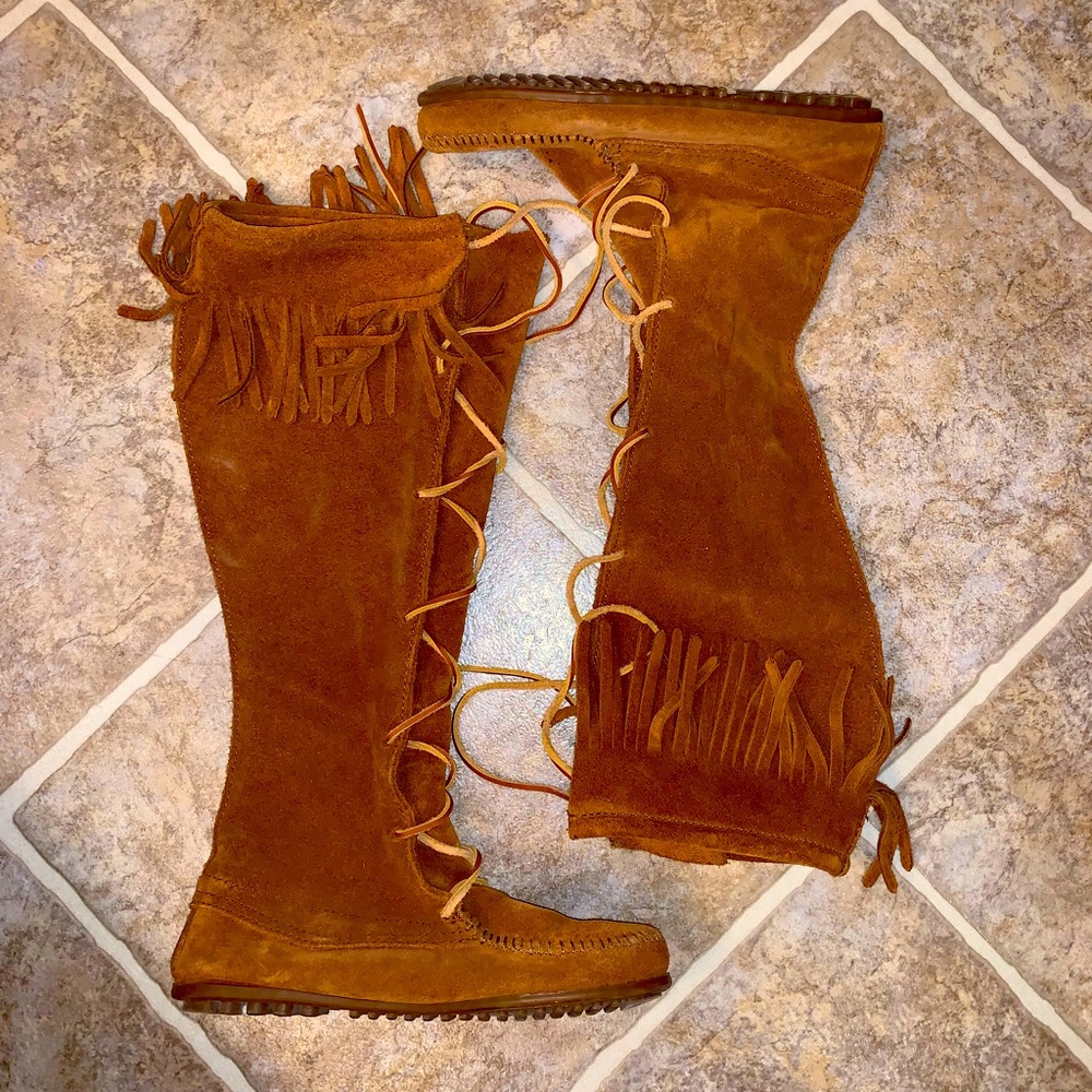 Minnetonka Lace Up Boots